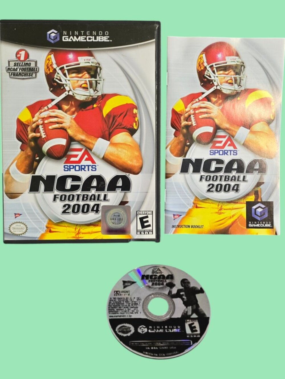 NCAA Football 2004 (Nintendo GameCube, 2003) CIB Complete!